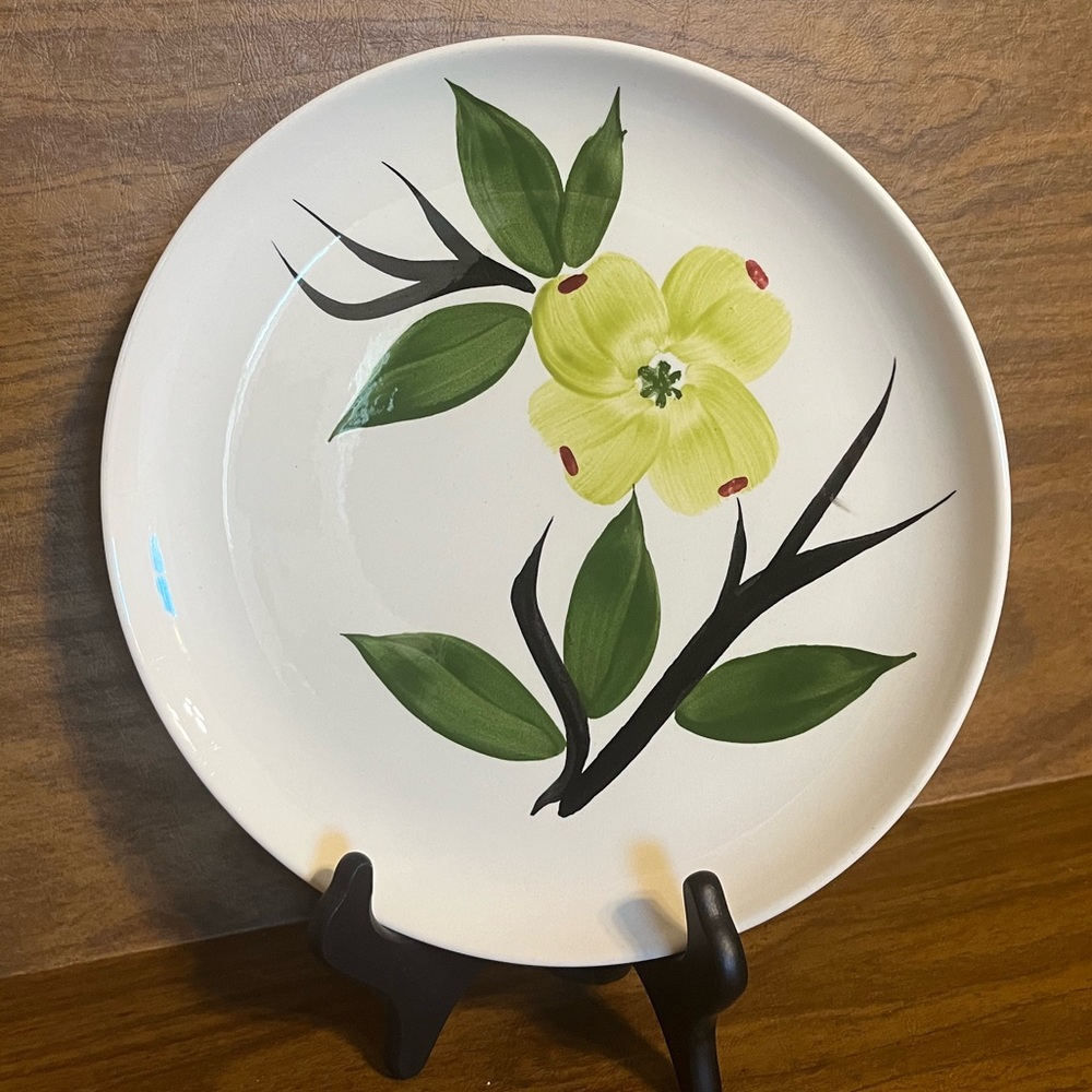 Vintage Joni Dixie Dogwood 9 1/2" Plate - Picture 3 of 6